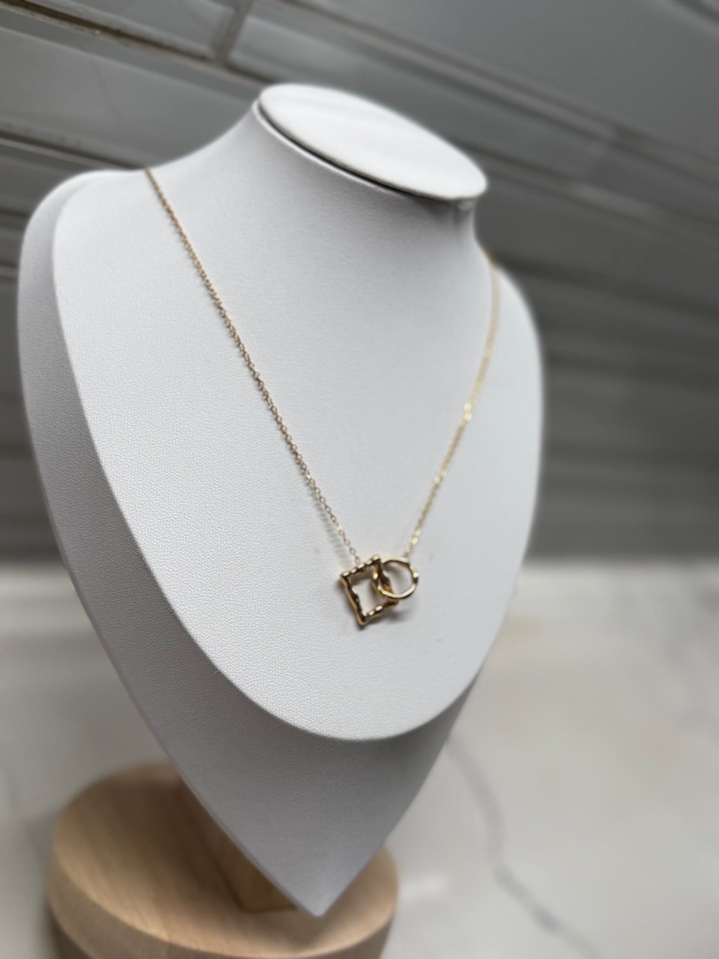 Square Link Necklace