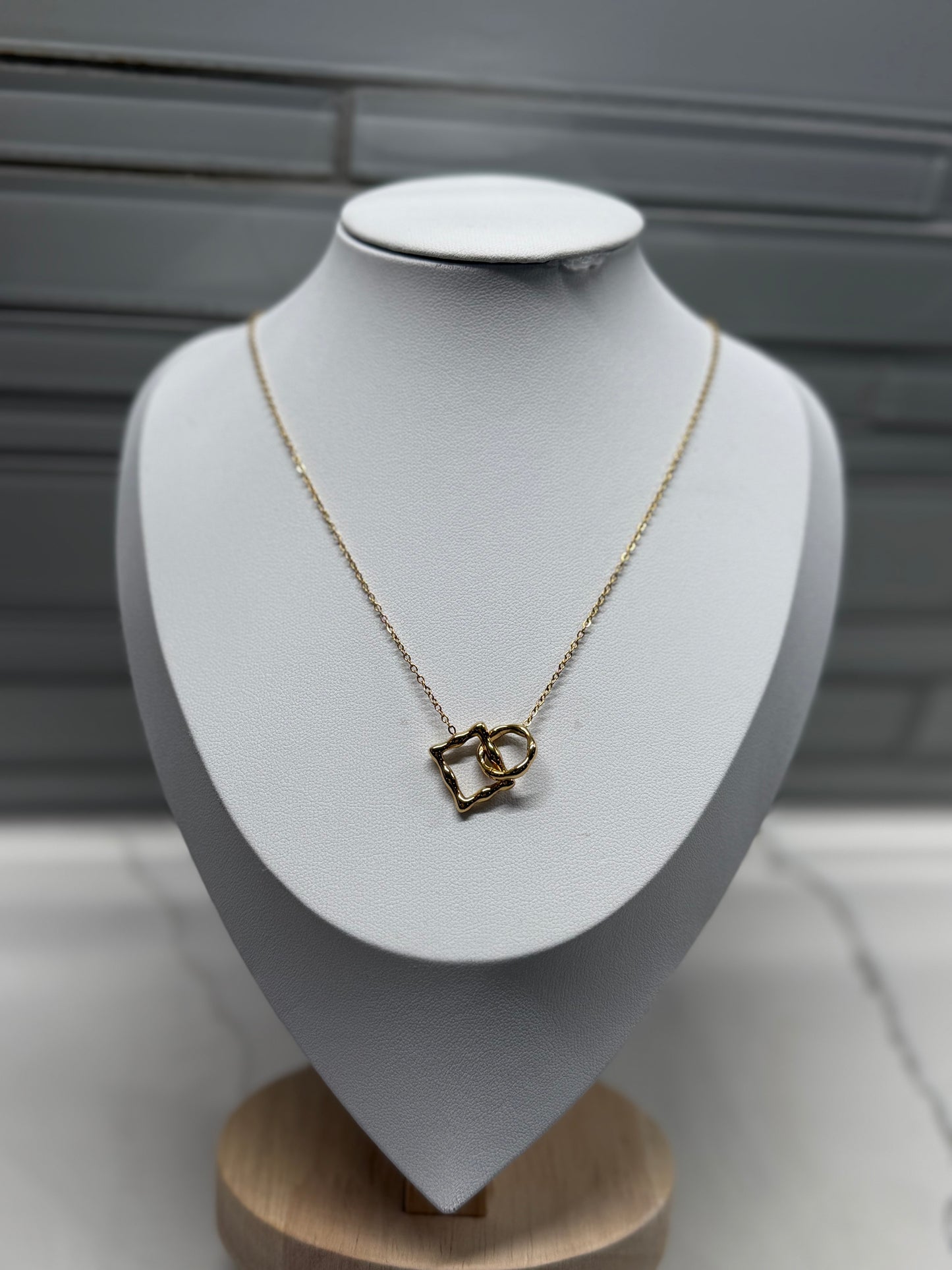 Square Link Necklace