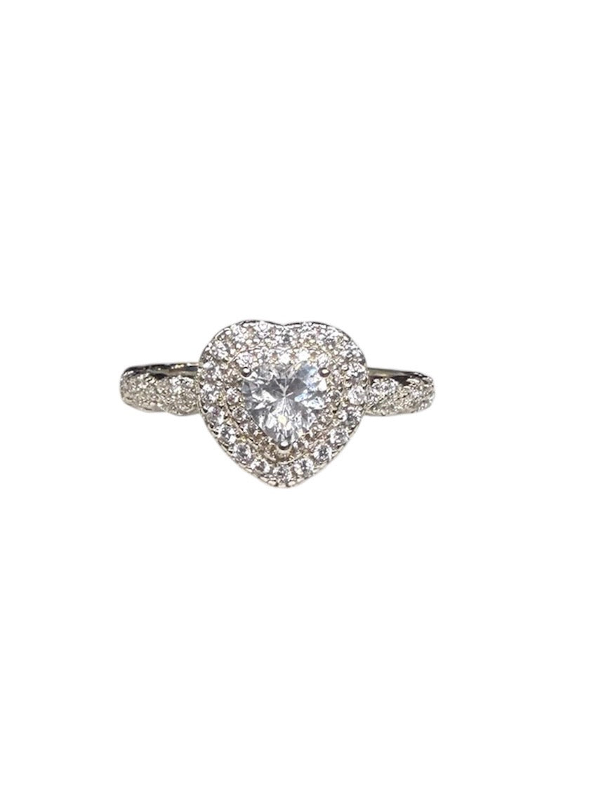 Grand Sparkling heart Ring