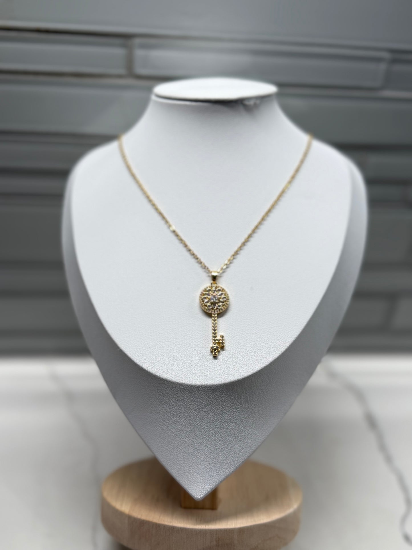 Golden Key Necklace