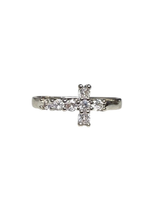 Sparkle Cross Ring